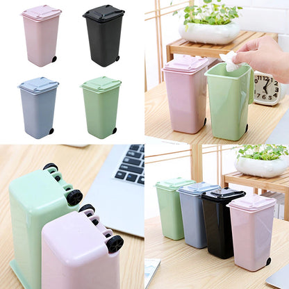 4-Pack Mini Trash Can Desk Organizers