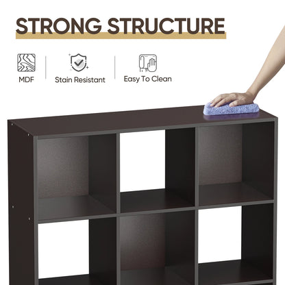 9 Cube Open Shelf Storage Bookcase