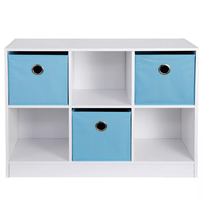 6-Cube Bookcase Storage Shelf