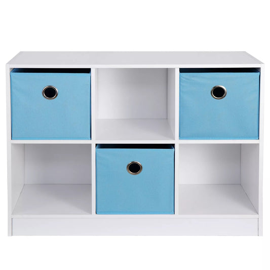 6-Cube Bookcase Storage Shelf