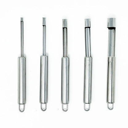 Stainless Steel Cherry Corer & Pitter Set of 5
