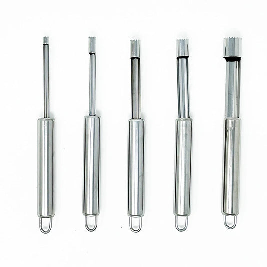 Stainless Steel Cherry Corer & Pitter Set of 5
