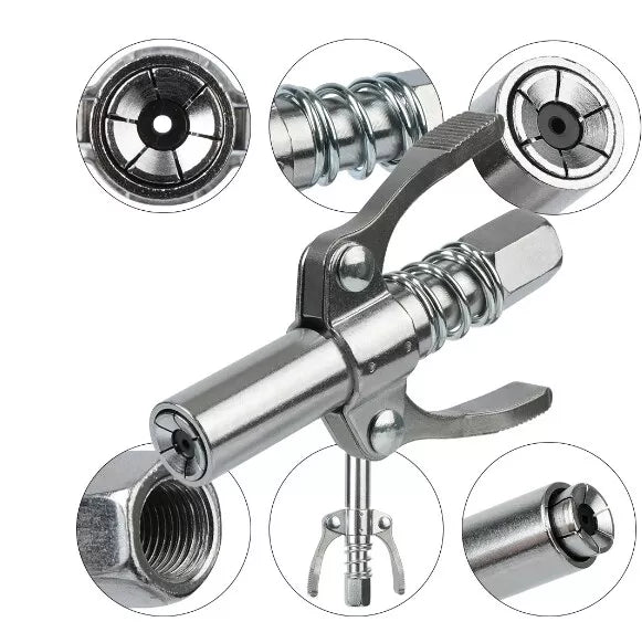 Grease Gun Coupler – Double Handle, High Pressure