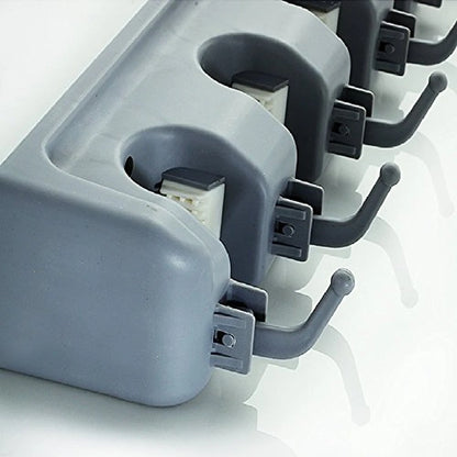 2-Pack Mop and Broom Holder Wall Organizer