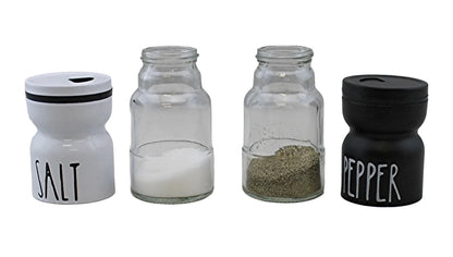 Home Collection Vintage Glass Salt and Pepper Shaker Set