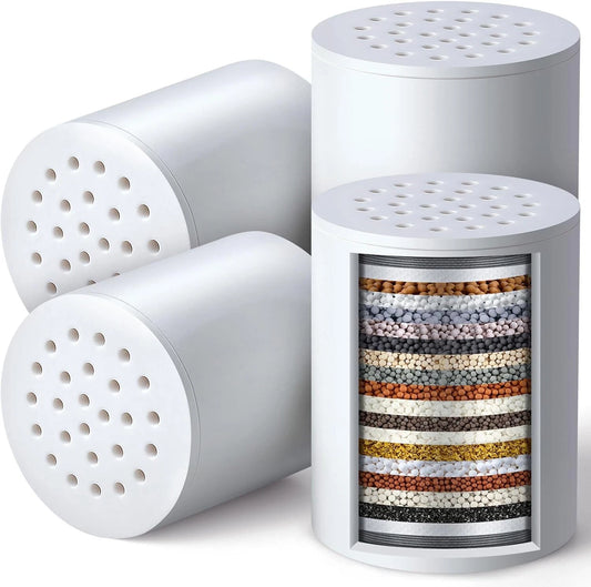4-Pack 20-Stage Shower Head Filter Cartridges