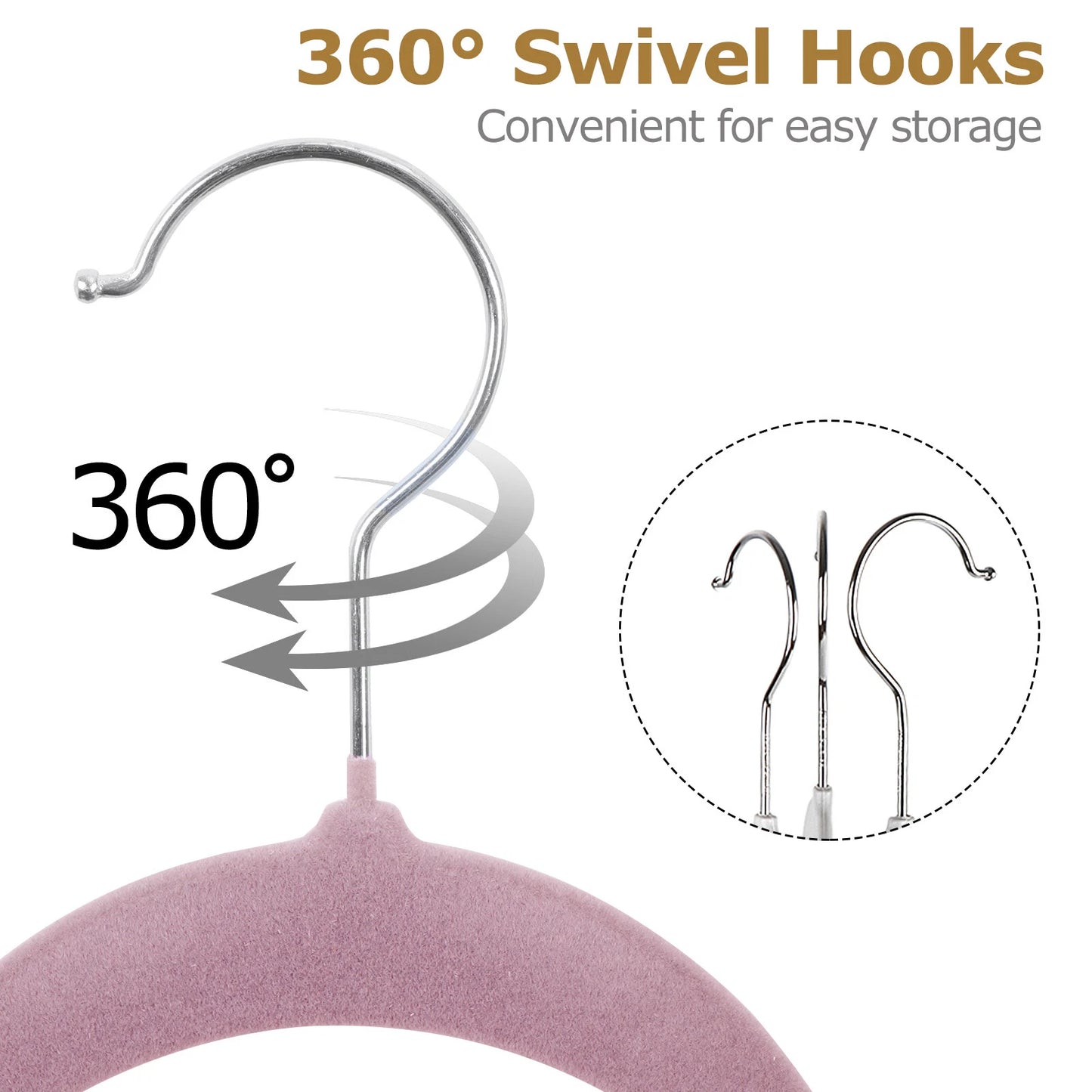 Home Collection Premium Velvet Hangers Bulk Set Pink (100–400 PCS)