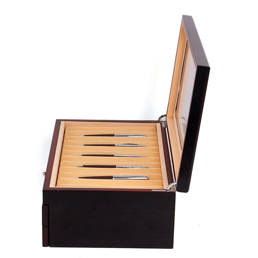 Wood Fountain Pen Display Case