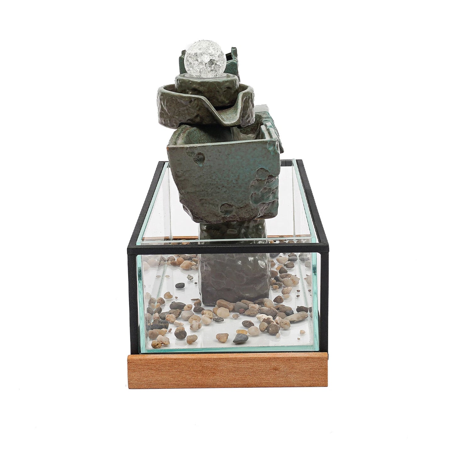 Tabletop Water Fountain with LED Light