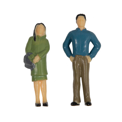 14pcs 1:25 Miniature Painted Figures