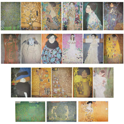 20-Pack Gustav Klimt Art Posters, 13 x 19 In