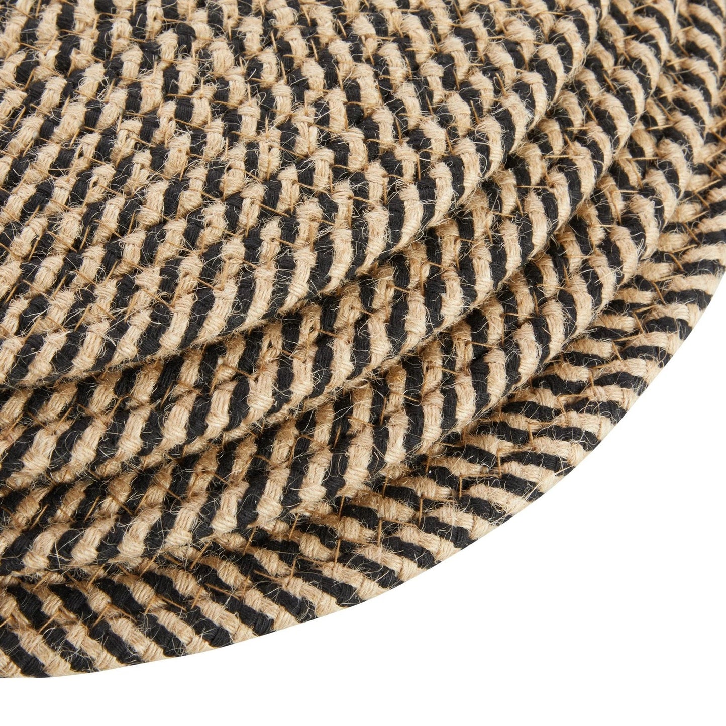 Set of 4 Round Jute Placemats