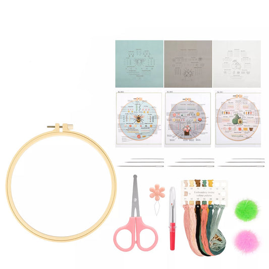 3-Piece Embroidery Starter Kit for Beginners