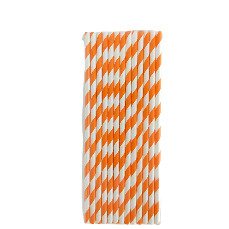 100-Count Paper Straws – Eco-Friendly & Durable