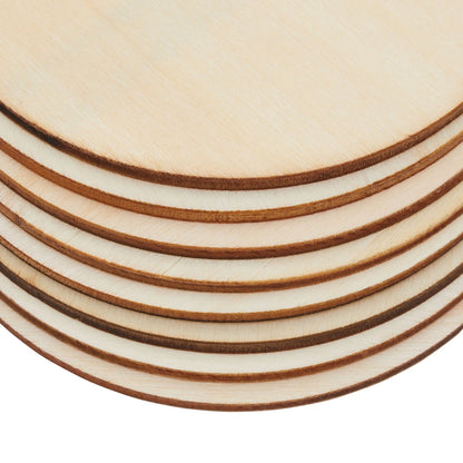 130-Pack Unfinished Wooden Circles & Squares