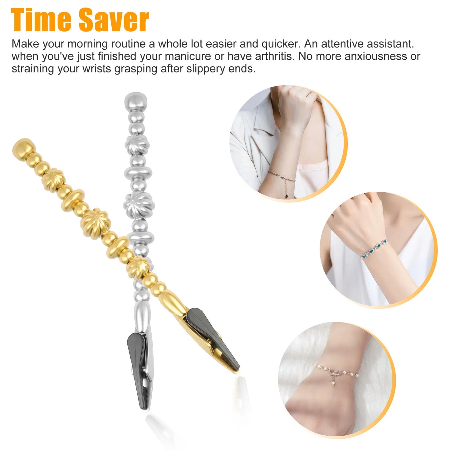 2PCS Bracelet Tool Buddy – Jewelry Fastening Aid Clip