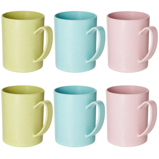 6-Pack Wheat Straw Mugs