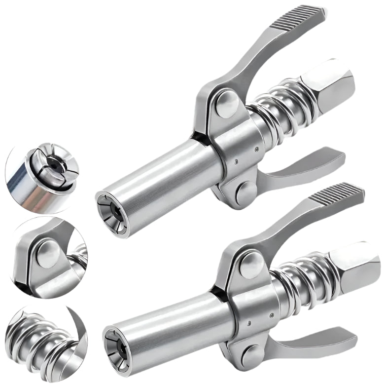 Grease Gun Coupler – Double Handle, High Pressure