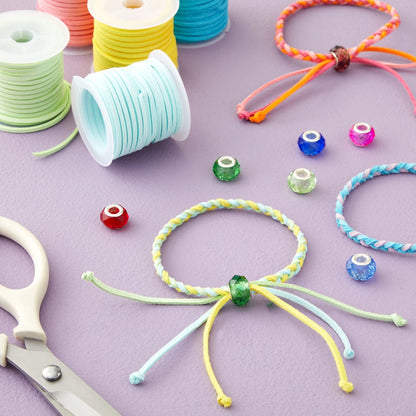 30 Spools Faux Leather Laces for Crafts