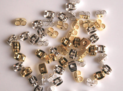 100 Pack Earring Back Butterfly Ear Nuts