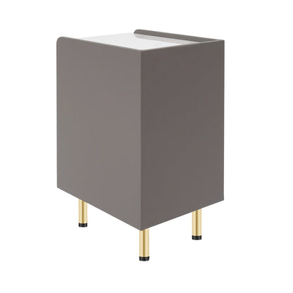 Bedside Cabinet with Drawers – Narrow Nightstand