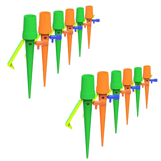12-24 Pc Adjustable Automatic Plant Self Watering Spikes