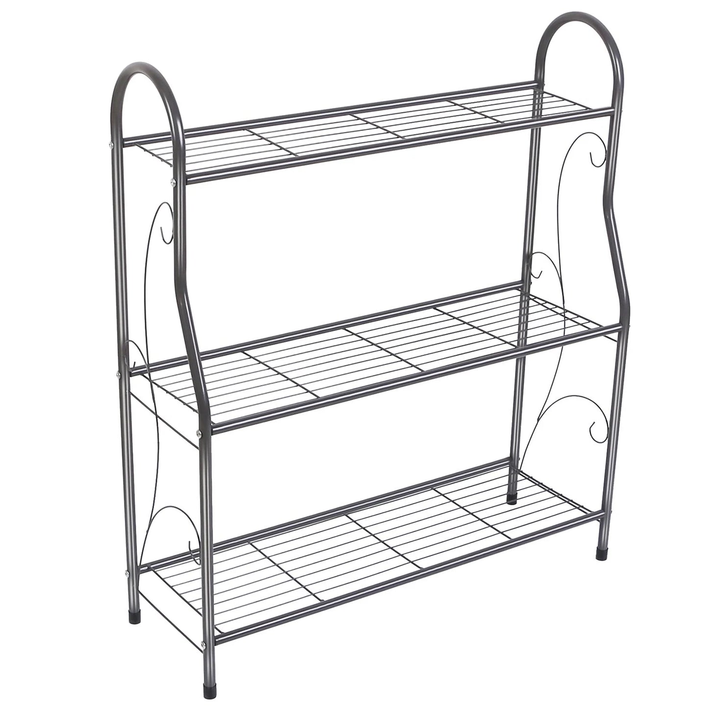 Home Collection 3-Tier Metal Plant Stand Shelf