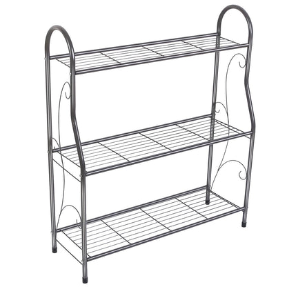 Home Collection 3-Tier Metal Plant Stand Shelf
