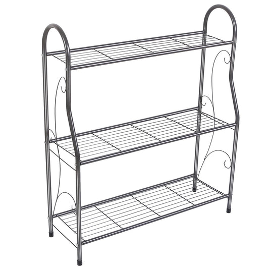 Home Collection 3-Tier Metal Plant Stand Shelf
