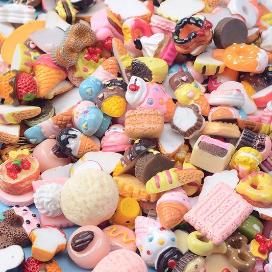 Slime Bread Candy Unicorn Resin Flat Back Charms