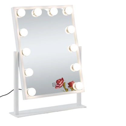 Hollywood Lighted Vanity Makeup Mirror with Dimmable Touch Control