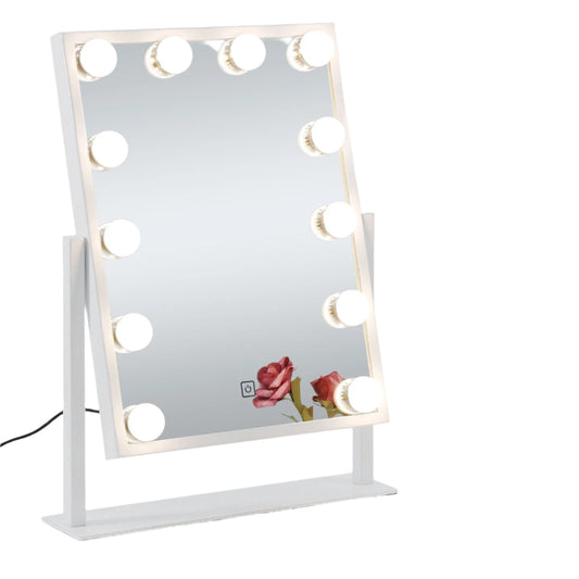 Hollywood Lighted Vanity Makeup Mirror with Dimmable Touch Control