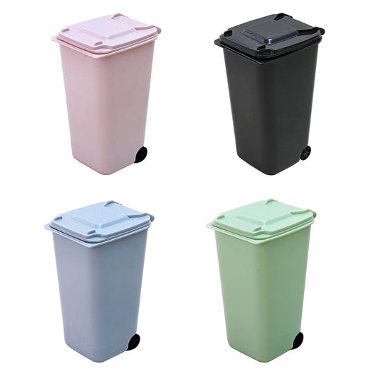 4-Pack Mini Trash Can Desk Organizers