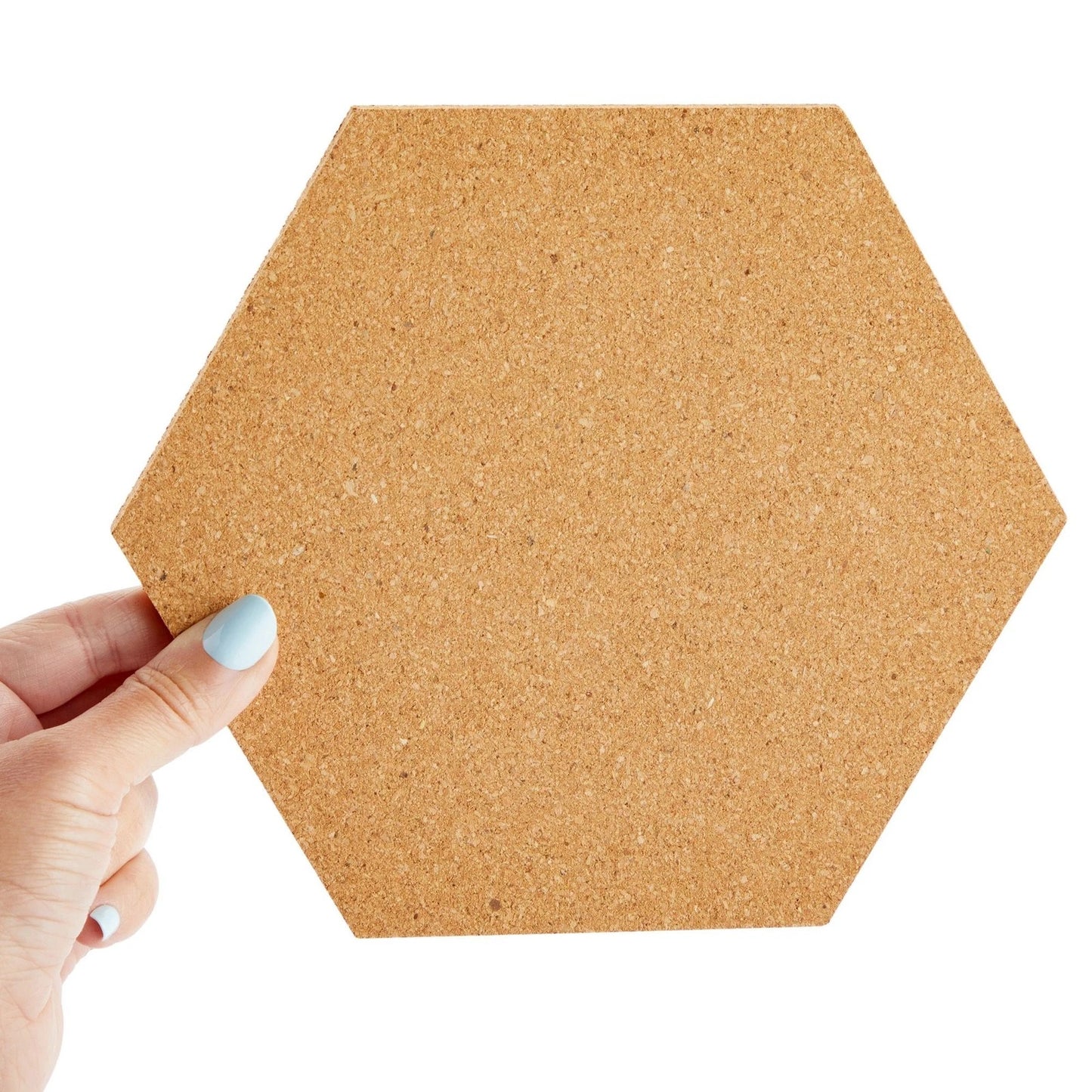 3-Pack Hexagon Cork Board Tiles with Pins