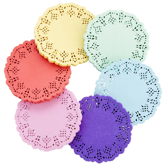 600pcs Mini Round Paper Doilies
