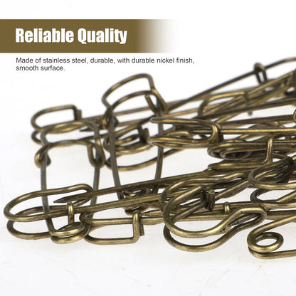 60 Pcs Large Safety Pins – Heavy Duty Stainless Steel