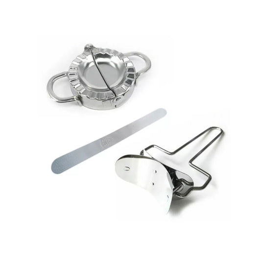 3-Piece Stainless Steel Dumpling Maker Mold Set
