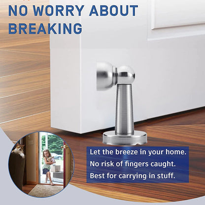 Heavy Duty Stainless Steel Magnetic Door Stopper