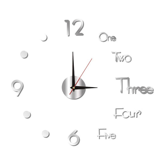 3D Modern DIY Wall Clock