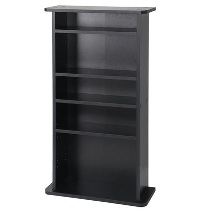 Adjustable Media Rack Shelf Organizer