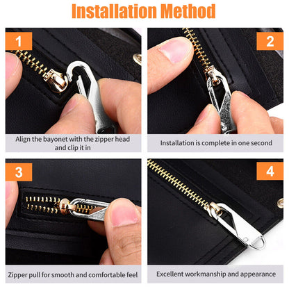 16PCS Zipper Fixer Repair Pull Tap Replacement Kit