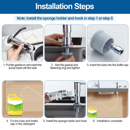 DIY ABS Sink Soap Dispenser Kit