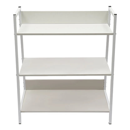 3-Tier Industrial Bookshelf Ladder Storage Shelf