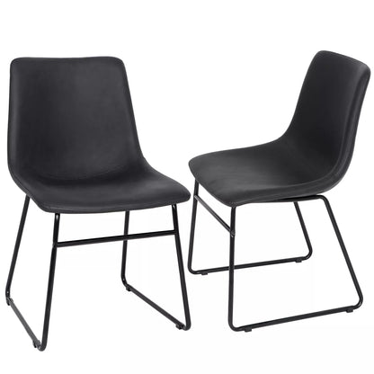 2-Pack Industrial Dining Chairs
