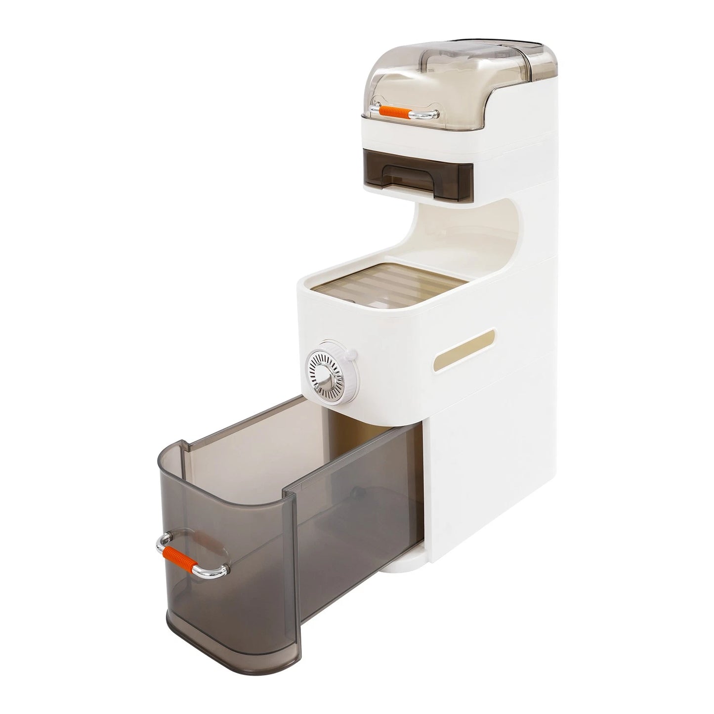 2-Tier Slim Storage Cabinet with Wheels