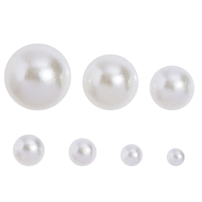 16,000-Pack Flat Back Pearl Nail Gems
