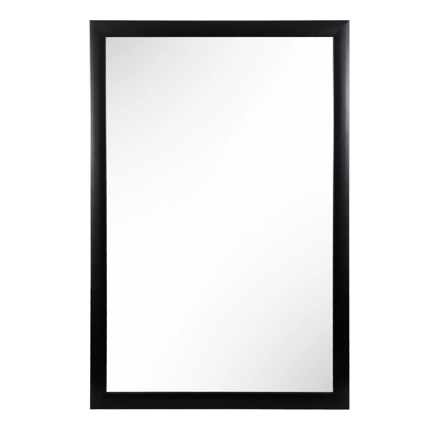Home Collection 24" x 36" Rectangular Wall Mirror with Black Frame