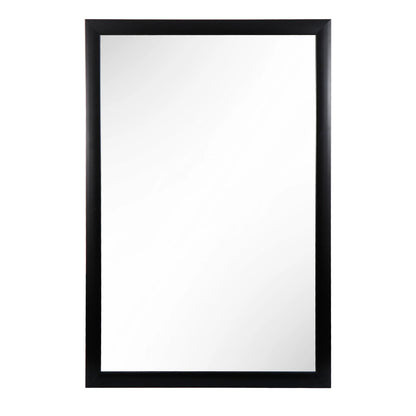Home Collection 24" x 36" Rectangular Wall Mirror with Black Frame