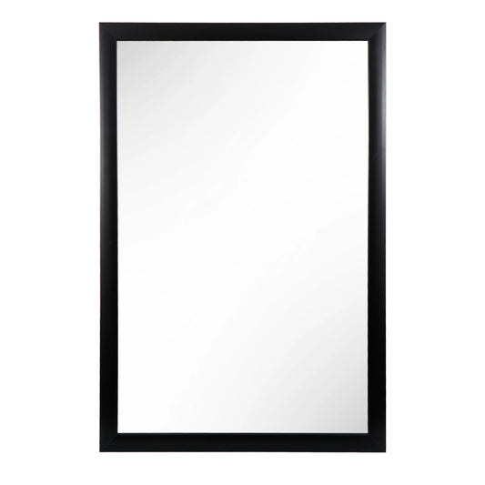Home Collection 24" x 36" Rectangular Wall Mirror with Black Frame