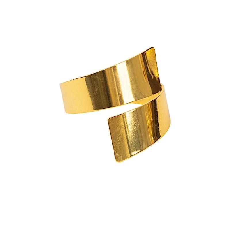 Home Collection 4-Pack Gold Swirl Decorative Metal Napkin Rings